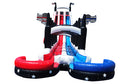 35ft dual lane grand american waterslide