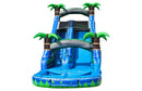 Deep Blue Paradise Inflatable Water Slide - 18 FT