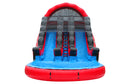 Dual Lane Pirate Wave Inflatable Slide - 16 FT