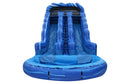 Ultra Blue Dual Inflatable Water Slide - 17 FT
