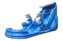 Dolphin Splash Inflatable Water Slide - 18 FT