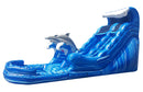 Dolphin Splash Inflatable Water Slide - 18 FT