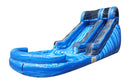 Blue Crush Inflatable Water Slide - 14 FT