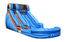 Blue Crush Inflatable Water Slide - 14 FT