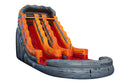 19ft. dual lava water slide