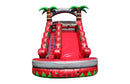 Red Hot Tropical Inflatable Water Slide - 15 FT