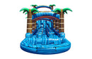 18ft triple ln tropical water slide