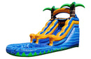 Tropical Oasis Inflatable Water Slide - 13 FT
