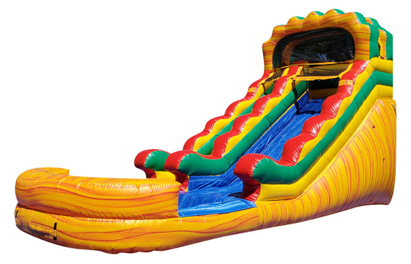 16ft sunny wavy waterslide