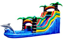 Dolphin Water Slide Inflatable - 18 FT