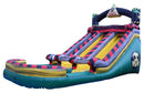 Dual Toxic Inflatable Water Slide - 15 FT