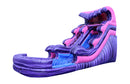Purple Wave Inflatable Water Slide - 15 FT