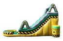18ft triple lane hazard water slide