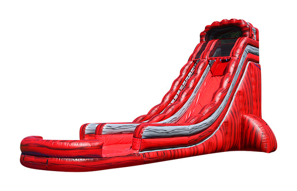 24ft red hot water slide