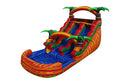 Dual Fire Marble Inflatable Water Slide - 15 FT