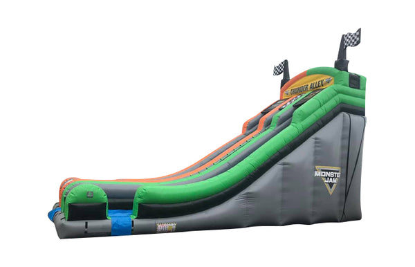 slide monsters 22ft dual ln monster water slide