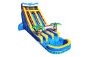 22ft dual tropical wave waterslide