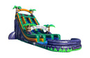 22ft dual lane party gras waterslide