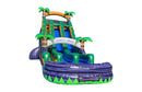 22ft dual lane party gras waterslide