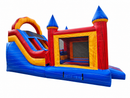 360 Primary Colors Marble Fun Size Combo C360-14, red castle combo with blue spires and a blue slide