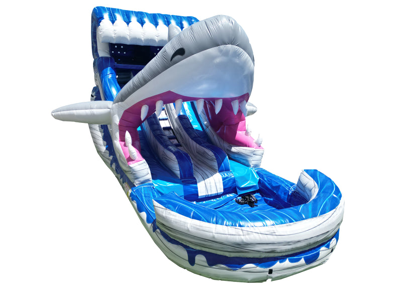 15FT  Dual Lane Shark Splash