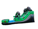 15ft Cyber Green Gamer Dual Lane Water Slide