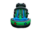 15ft Cyber Green Gamer Dual Lane Water Slide