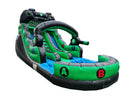 15ft Cyber Green Gamer Dual Lane Water Slide