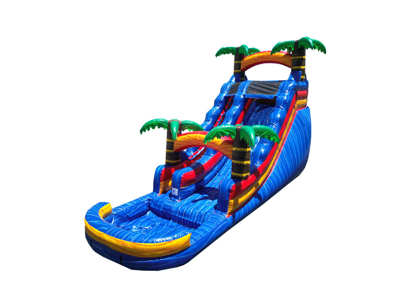 18FT SL TROPICAL PARADISE WATER SLIDE