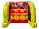 Tic-Tac-Toe Throw Basketball Game with Nine Hoops