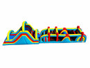 68ft  Rainbow Twirl obstacle course