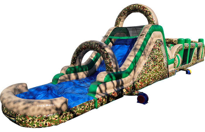 68ft army camo obstacle course