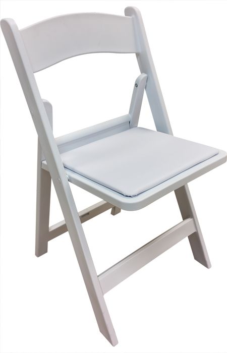 Resin Folding Chair with Cushion