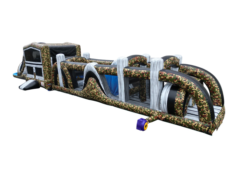 65 Ft Camouflage Obstacle Course
