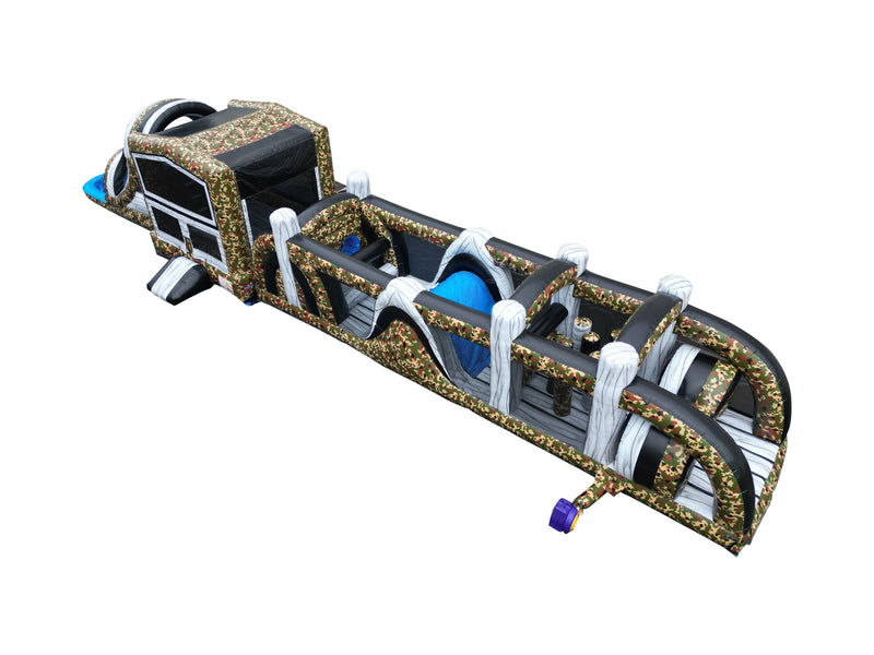 65 Ft Camouflage Obstacle Course