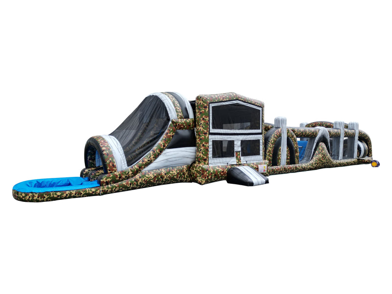 65 Ft Camouflage Obstacle Course