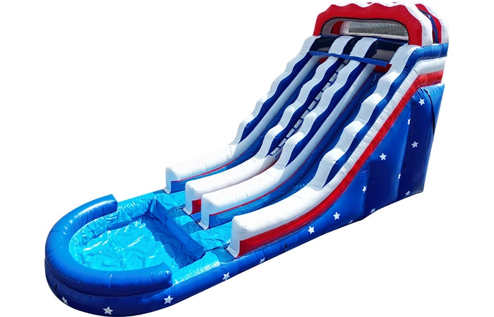 19ft Dual All American Water Slide