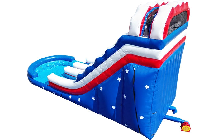 19ft Dual All American Water Slide