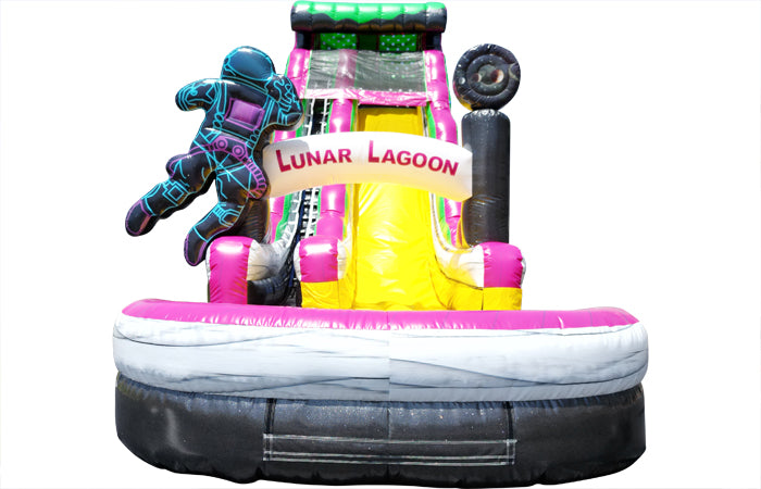 22ft Lunar Lagoon Waterslide