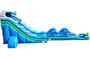 22ft blue tsunami waterslide