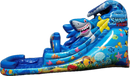 Shark Attack Inflatable Water Slide - 18 FT