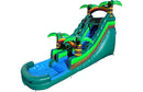 Rainforest Tropical Inflatable Water Slide - 18 FT