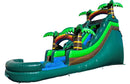 Rainforest Tropical Inflatable Water Slide - 18 FT