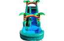 Rainforest Tropical Inflatable Water Slide - 18 FT