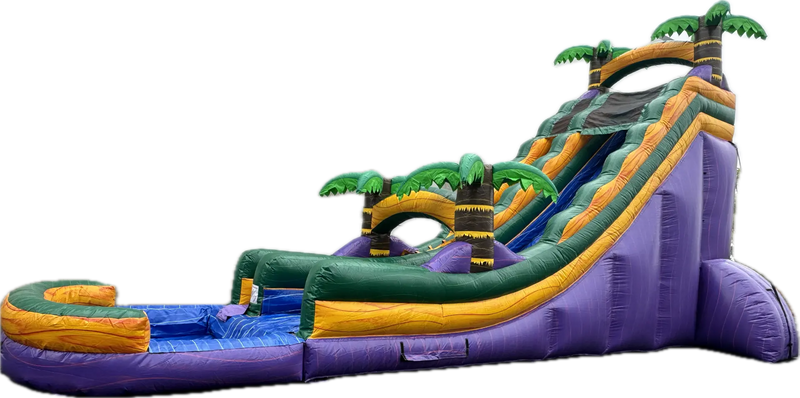 22FT Tropical Jungle Waterslide