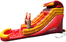 18ft volcano rush water slide