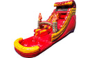 18ft volcano rush water slide