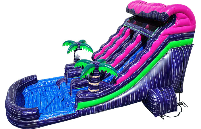 22ft dual jumpin' party gras waterslide