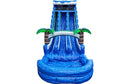22ft dual BLUE PARTY waterslide