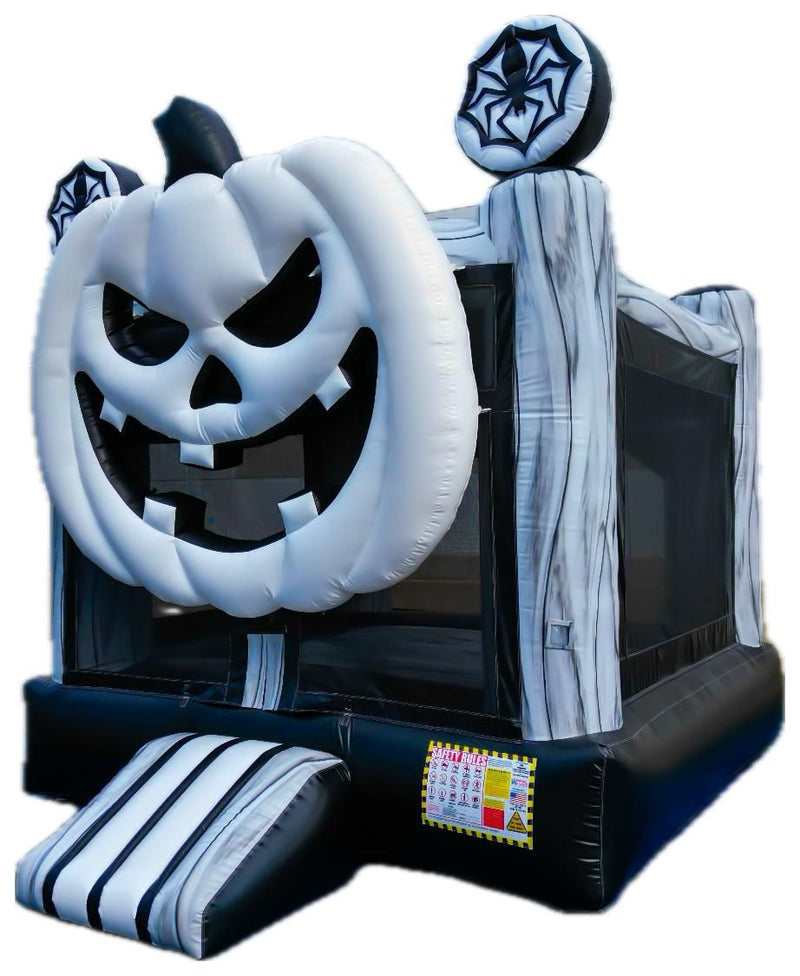 White Pumpkin Inflatable Jumper - 13 FT